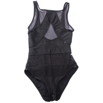 Letné Pevné Sexy Plavky Ženy Čierna Oka Úplnej Monokiny Jeden Kus Transparentné Kombinézu Plavky, Plážové Oblečenie