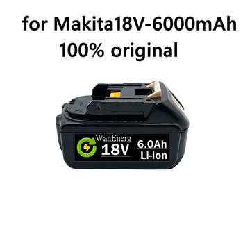 2021 NOVÉ BL1860 Nabíjateľná Batéria 18 V 6000mAh, Lítium-iónová pre Makita Batérie 18v BL1840 BL1850 BL1830 BL1860B LXT 400