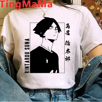 Oya Oya Oya Haikyuu T Shirt Mužov Kawai Japonské Anime T-shirt Funny Volejbal Karikatúra Grafiku Tees Harajuku Unisex Tričko Muž