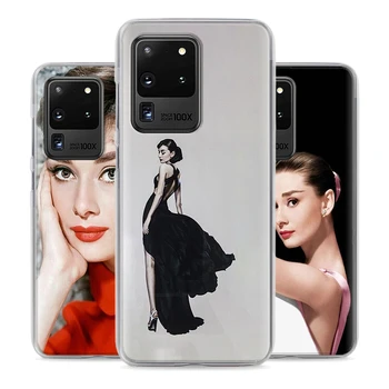 Audrey Hepburn Telefón puzdro Pre Samsung Galaxy S21 S20 FE 5G S20 Ultra S10e s rezacím zariadením S10 S9 S8 Plus S7 Pevný Zadný Kryt Coque Funda