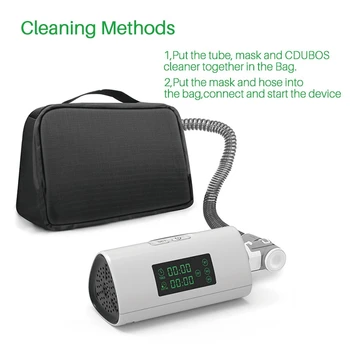 Zdaniteľná CPAP Cleaner &Dezinfekcia pre Phillips Fisher Paykel CPAP Stroj Vzduchu CPAP Hadice Hadice Maska Chrápanie Riešenie