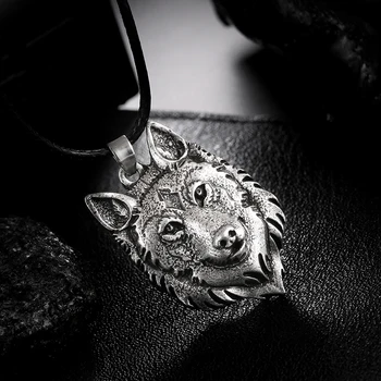 Vlk Zvierat Náhrdelník Z Nehrdzavejúcej Ocele Mužov Náhrdelník Duté Vystrihnúť Prívesok Šperky, Darček Pre Ženy