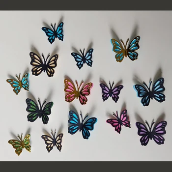 Výstrižky z kolekcie šablóny s butterfly zomrie, výstrižky šablóny, fotoalbum karty, výrobe papiera, repelent, handcr