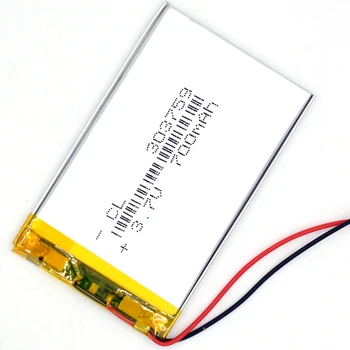 3.7 V, 700 mAh 303759 Li-Polymérová Nabíjateľná Batéria Li Po ion LI pre GPS Bluetooth LED HRAČKY MP3, MP4 033759