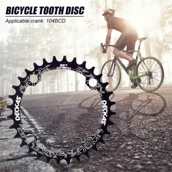 Kovové 32T Pozitívne a Negatívne Zub Disk Široký Rozsah použitia Denne Odolnosť Jednom disku Mountain Road Bike Disk
