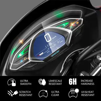 Motocykel Rýchlomer Nástroj Ochranný Film Opotrebovaniu Anti-fialová Transparentná Modrá Svetlo Na Honda PCX 150 2018 2019