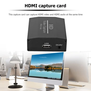 Malé digitalizačné Karty PC Telefón s Slučka, Výstup HDMI-kompatibilný Počítač Bezpečnosť Časti Domácnosti 4K USB Hra Nahrávanie