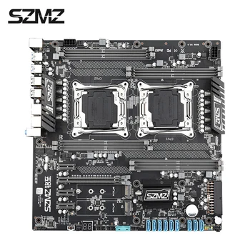SZMZ X99 Dual CPU Doske LGA 2011 v3 Podporu Xeon E5 2678 2620 2680 2650 V3 V4 auta a DDR4 Základná Doska x99 pre Chia ťažba