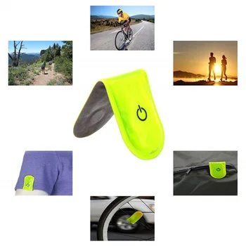 LED Bezpečnostné Magnet Svetlo Odrážajúce Strobo Beh, Chôdza na Bicykli jazda na Bicykli Multifunkčné Upozornenie Reflektor Požičovňa Vybavenia Nové