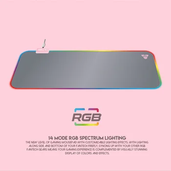 FANTECH MPR800S LED Svetlo Mousepad RGB Kryt Klávesnice Stôl-mat Farebné Povrch umiestnite Podložku RGB Multi-veľkosť Počítač Hráč CS Dota