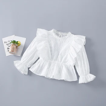 2-7 Rokov Vysokej Kvality Jar Dievča Oblečenie Set Sa 2021 Nové Módne Kvetinový Pevné Tričko + Pearl Džínsy Dieťa Deti, Dievčatá Oblečenie