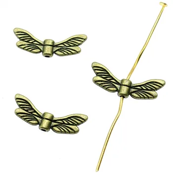20pcs 20x7mm Motýľ Dištančné Korálky Motýlie Pre Šperkov Náhrdelník, Takže Veľkoobchod Anjel Krídla Korálky