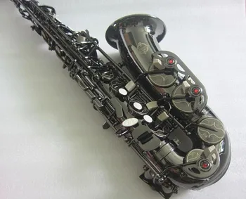 Nové Vysoko kvalitné Suzuki Black Nikel Alto saxofón profesionálne Hudobné Nástroje, saxofón Tón E Time S Náustok Zadarmo