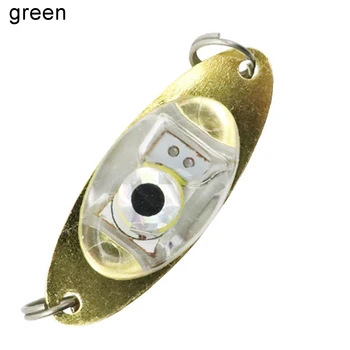 LED Rybárske Lure Svetlo Mini Hlboko Klesnúť pod vodou Oko Tvar Rybárske Lampy, Svetelné Návnady na Prilákanie Rýb Squid