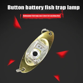 LED Rybárske Lure Svetlo Mini Hlboko Klesnúť pod vodou Oko Tvar Rybárske Lampy, Svetelné Návnady na Prilákanie Rýb Squid