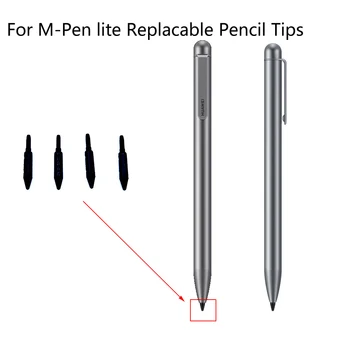 4pcs/Veľa Replacable Ceruzka Tipy Pre Huawei M-Pen Lite Stylus AF63 Dotykové Pero Tip M5 Lite M6 C5 Matebook e 2019 NIB Ceruzka Tip