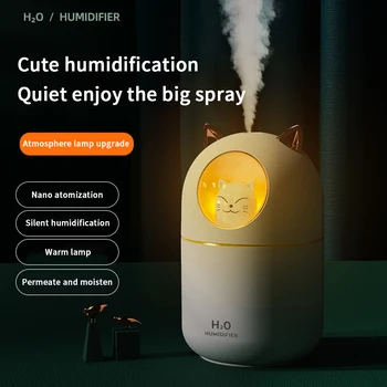 Nový Zvlhčovač Roztomilé Zvieratko Mini Domácnosti, Malé Hydratačné Aromaterapia Auto Tvorivosti Vzduchu Medveď USB Zvlhčovač
