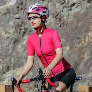 2021 Žien Cyklistika Dres Krátky Rukáv Maillot Ciclismo Cyklistické Oblečenie na Bicykli Košele Ženy, Cyklistika Top Motorcyc Krátky Rukáv
