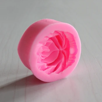 1PC Plavidlá Povrch 3D Rose Daisy Kvet, Listy Fondant Silikónové Formy Formy na Pečenie Koláča Cookies Forme Čokolády Mydlo Cukru