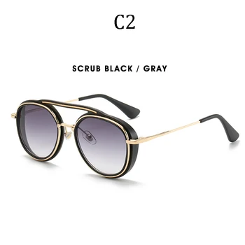 PUNK Mach sedem gradient farebné slnečné okuliare módne dámy mužov retro dizajn značky uv400 okuliare Oculos De Sol