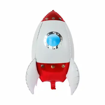 Nové 3D Astronaut Rocket hasičské Chlapčenské Obľúbenú Hračku, Fóliový Balón Narodeniny a Deň Detí vernisáž Dekoratívne Gule