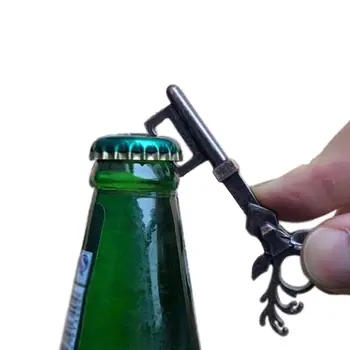 3.4*8 cm Vianoce Elk Keychain v Tvare Piva Otvárač Unikátne Tvorivé Vianočné Malý Darček Pre Mužov Bar Vianočné Dekorácie Nástroje