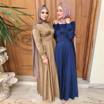 Ramadánu Eid Abaya Dubaj Turecko Moslimskou Šaty Islam Oblečenie Šaty Abayas Pre Ženy Vestidos Župan Longue Vetement Femme Musulman