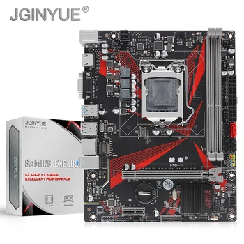 JGINYUE B75 Doske LGA 1155 Pre procesory Intel i3 i5 i7 Xeon E3 V2 1155 Procesor DDR3 16 G 1333/1600MHZ Pamäť VGA+HDMI B75M-H