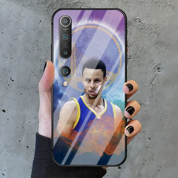 Basketbal hráč 30 Stephen Curry Telefón Tvrdené Sklo puzdro pre Xiao Mi MAX X POCO M Poznámka 3 9 10 11 i T Pro Lite