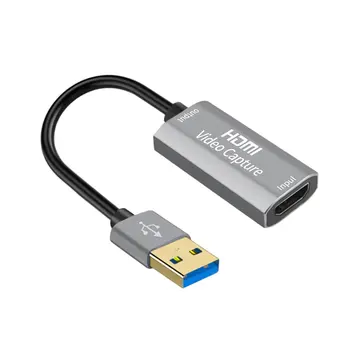 USB 3.0 digitalizačné Karty 1080P 60fps 4K kompatibilný s HDMI Video Grabber Box pre Macbook PS4 Hry Fotoaparát Záznamník Živé Vysielanie