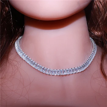 Nový Jednoduchý Nádherné Zirkón Crystal Náhrdelník Doplnky, Módne, Elegantné dámske Šperky Darček Náhrdelník Veľkoobchod A Maloobchod