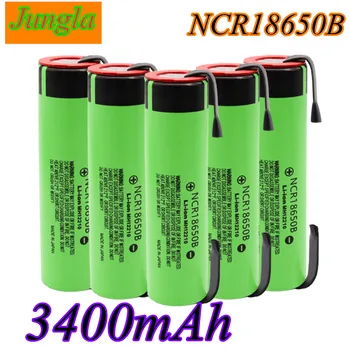 2020 Nový, Originálny 18650 Batérie NCR18650B 3,7 V 3400mah 18650 Lítiová Nabíjateľná Batéria Zváranie Niklu List batérie