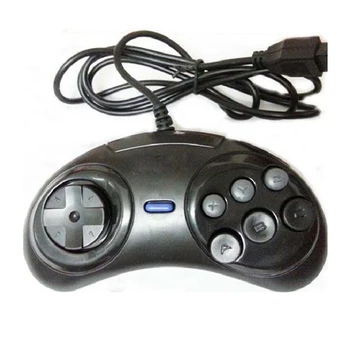Herný ovládač pre SEGA Genesis pre 16-bitové rukoväť radič 6 Tlačidlo Gamepad pre SEGA MD Hra Príslušenstvo