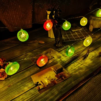 9.8 ft/3m Novinka Citrón String Svetlo Vianočné Led Batérie Svetlo Vnútorné Strany Záhrada Girlandy 20 Led Reťazec Svetlá