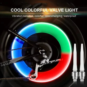 GOBYGO 2ks LED Svetlo na Bicykel Horský Bicykel Bicykel Pneumatiky, Ľahké Nepremokavé Ľahko nainštalovať Cyklistické Príslušenstvo Osvetľovacie Zariadenia