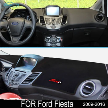Pre Ford Fiesta MK7 ST 2009 2010 2011 2012 2013 2016 Anti-Slip Mat Tabuli Pad Slnečník Dashmat Chrániť Príslušenstvo