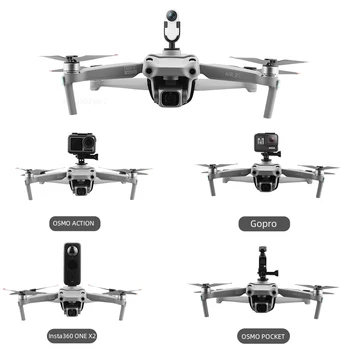 Pre DJI Vzduchu 2S Drone Fotoaparát Vyplniť svetla Rozšírenie Mount Držiak Pevný Stojan je Možné Použiť pre Osmo Akcie Insta360 ísť 2 Kamery