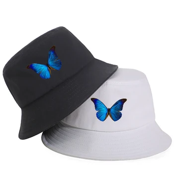 Motýľ Panama Bob Vedro Čiapky Letné Mens Ženy Rybár Slnečník Klobúk Bavlna Kórejský Čierne Kryty Vonkajších Opaľovací Krém Spp Gorras
