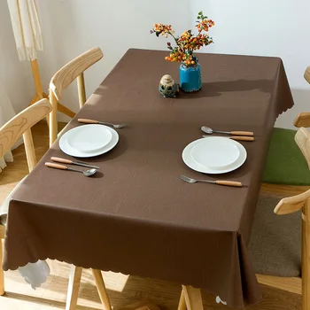 Jednofarebné PVC obrus mieste nepremokavé, olej dôkaz, umývateľný plastový hotel banquet obdĺžnikový obrus čaj stôl mat