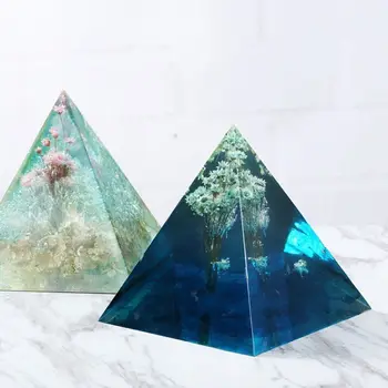 Transparentné Pyramídy Silikónové Formy DIY Živice Dekoratívne Plavidlá, Šperky Tvorby Plesní Živice Formy Pre Šperky Nový Príchod