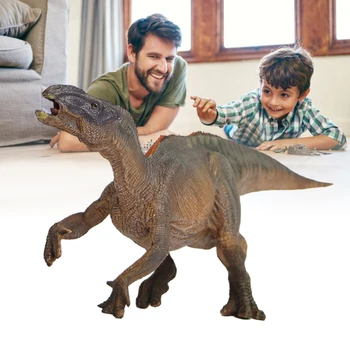 Jurský Dinosaura Simulácia Hračka C24 Iguanodon Mäkké Plastové Figúrky Ručne Maľované Animal Model Zbierka Hračiek Pre Deti Darček