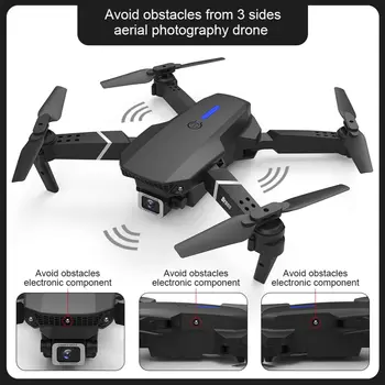 Nové E525 Pro Drone 4K Dual HD kamera Wifi FPV Profesionálne Rc Quadcopter Hučí Skladacie Vyhýbanie sa Prekážke Rc Vrtuľník hračka