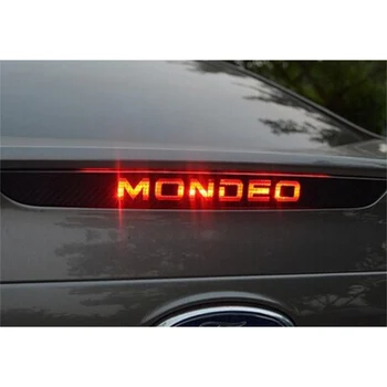 Auto Styling Nálepky Na Ford Mondeo MK4 2007 2008 2009 2010 2011 2012 2013 3D Carbon Fiber Vysokej Brzdové Svetlo LED Príslušenstvo