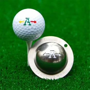 1 Nastavte Golf Ball Marker a Nerezová Oceľ Blany Marker Pero Líniové Golf Uvedenie Polohy Aids Vonkajšie Golf Športových Zariadení