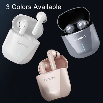 NOVÝ Lenovo XG01 TWS Slúchadlá Bezdrôtová 5.0 Headphone Gaming Headset bez zbytočného Odkladu HiFi Zvuk Slúchadiel s Mikrofónom LED Svetlo