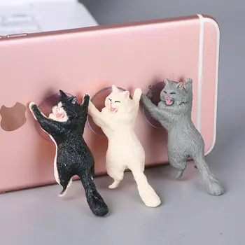 Prenosné Cute Cat Mobilný Telefón Držiak Na Tablety, Písací Stôl Auto Stojí Mount Bulík Držiak Pre Huawei Mate Xiao Android Smartphone Apple
