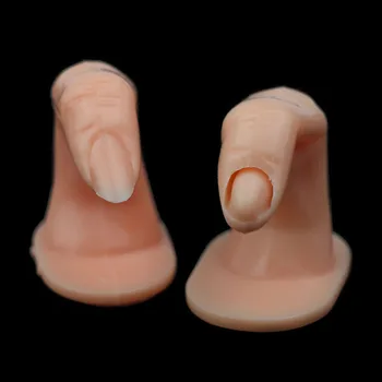 Plastikový Model False Nechtov Prstov Prax Prípravy Nail Art False Tipy Nástroj Zobrazenia Falošné Prsty A Nechty