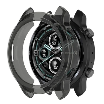 Ultra-Slim Mäkké TPU Sledovať Prípade Pokožky Ochranný plášť Rukáv Kryt pre -Ticwatch Pro 3 Lite / Pro 3 Smart Hodinky