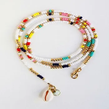 Ručne vyrábané prírodné sladkovodné PERLY RAINBOW náhrdelník pre ženy femme boho náhrdelník armbandjes dames náhrdelník acier inoxydable
