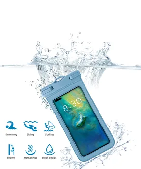 Vodotesný Telefón Puzdro Drift Potápanie, Plávanie Taška pod vodou Suché Taška puzdro Pre Telefón, Vodné Športy na Pláži, Bazén, Lyžovanie 6.7 palec